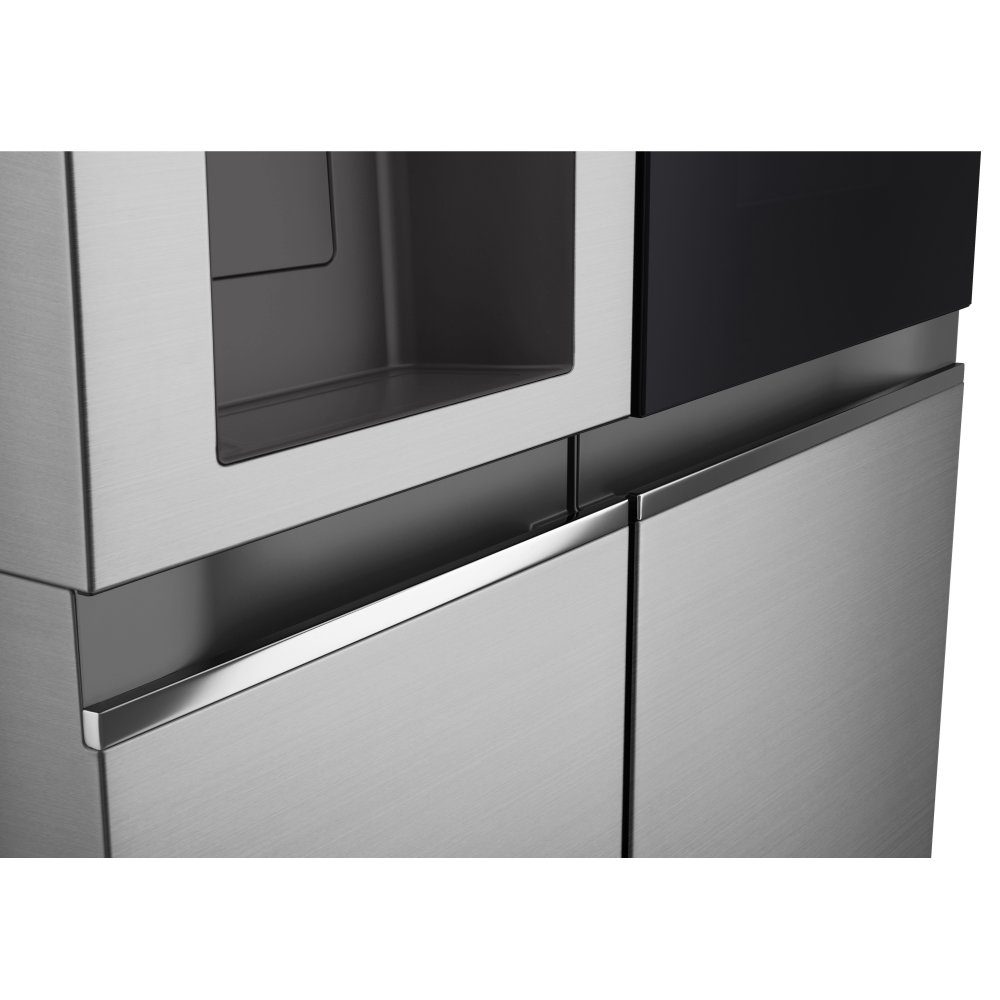 LG Instaview American Fridge Freezer With Ice & Water GSGV80PYLL - Silver LG Instaview American Fridge Freezer With Ice & Water GSGV80PYLL - Silver