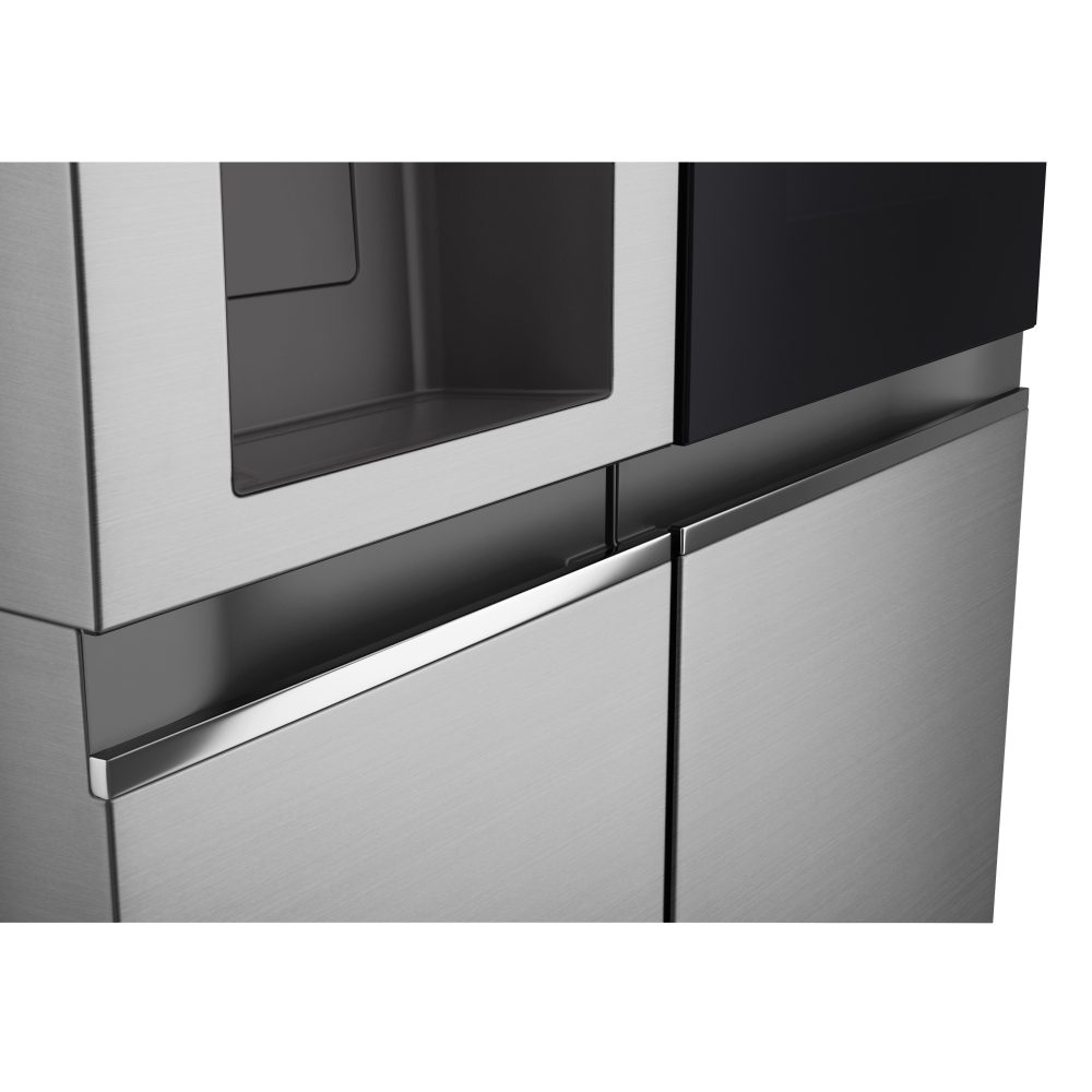 LG Instaview American Fridge Freezer With Ice & Water Non Plumbed GSGV81PYLL - Stainless Steel LG Instaview American Fridge Freezer With Ice & Water Non Plumbed GSGV81PYLL - Stainless Steel