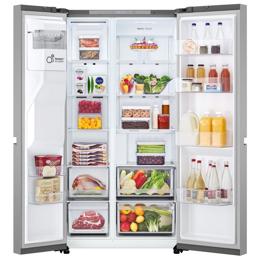 LG American Fridge Freezer Ice & Water GSLC40PYPE - Silver LG American Fridge Freezer Ice & Water GSLC40PYPE - Silver
