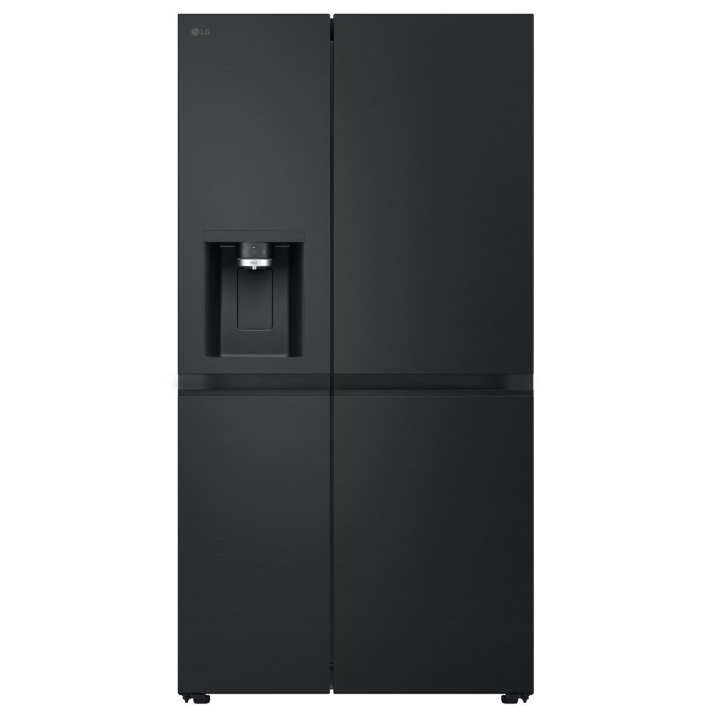 LG  American Fridge Freezer Ice & Water Non Plumbed GSLE81EPBD - Black Steel