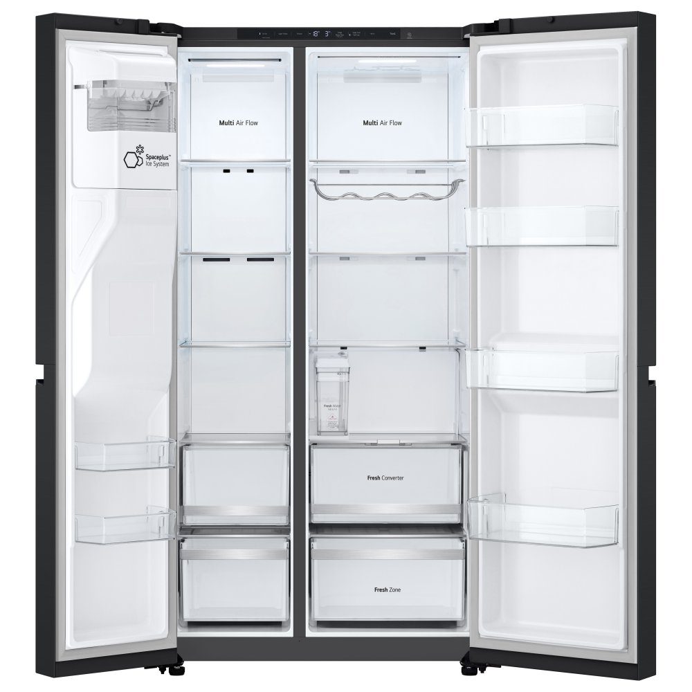 LG American Fridge Freezer Ice & Water Non Plumbed GSLE81EPBC - Black Steel LG American Fridge Freezer Ice & Water Non Plumbed GSLE81EPBC - Black Steel