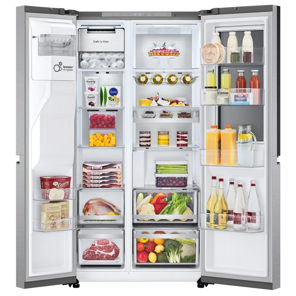 LG Door In Door Instaview American Fridge Freezer With Craft Ice & Water GSXE90BSDD - Stainless Steel LG Door In Door Instaview American Fridge Freezer With Craft Ice & Water GSXE90BSDD - Stainless Steel