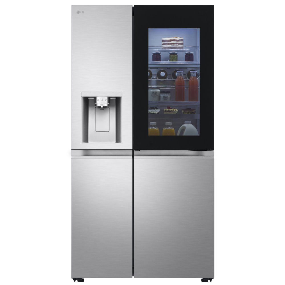LG  Door In Door Instaview American Fridge Freezer With Craft Ice & Water GSXE90BSDD - Stainless Steel