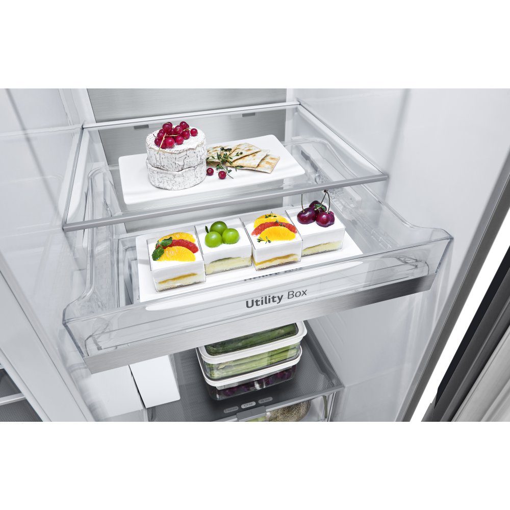 LG Door In Door Instaview American Fridge Freezer With Craft Ice & Water GSXE90BSDD - Stainless Steel LG Door In Door Instaview American Fridge Freezer With Craft Ice & Water GSXE90BSDD - Stainless Steel