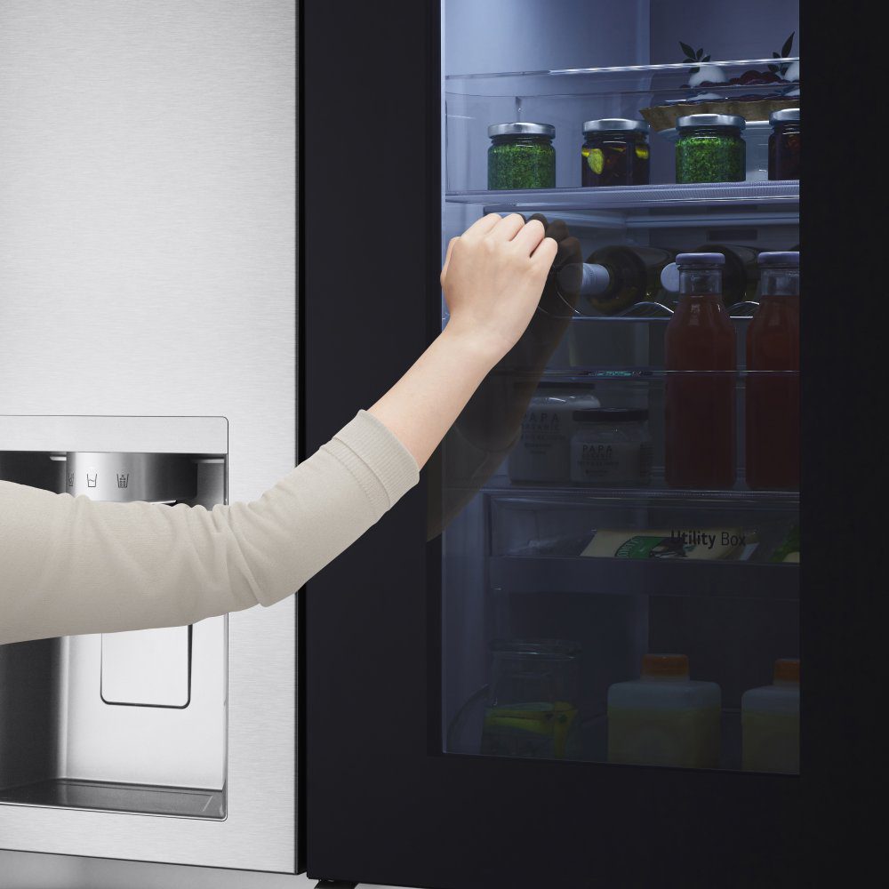 LG Door In Door Instaview American Fridge Freezer With Craft Ice & Water GSXE90BSDD - Stainless Steel LG Door In Door Instaview American Fridge Freezer With Craft Ice & Water GSXE90BSDD - Stainless Steel