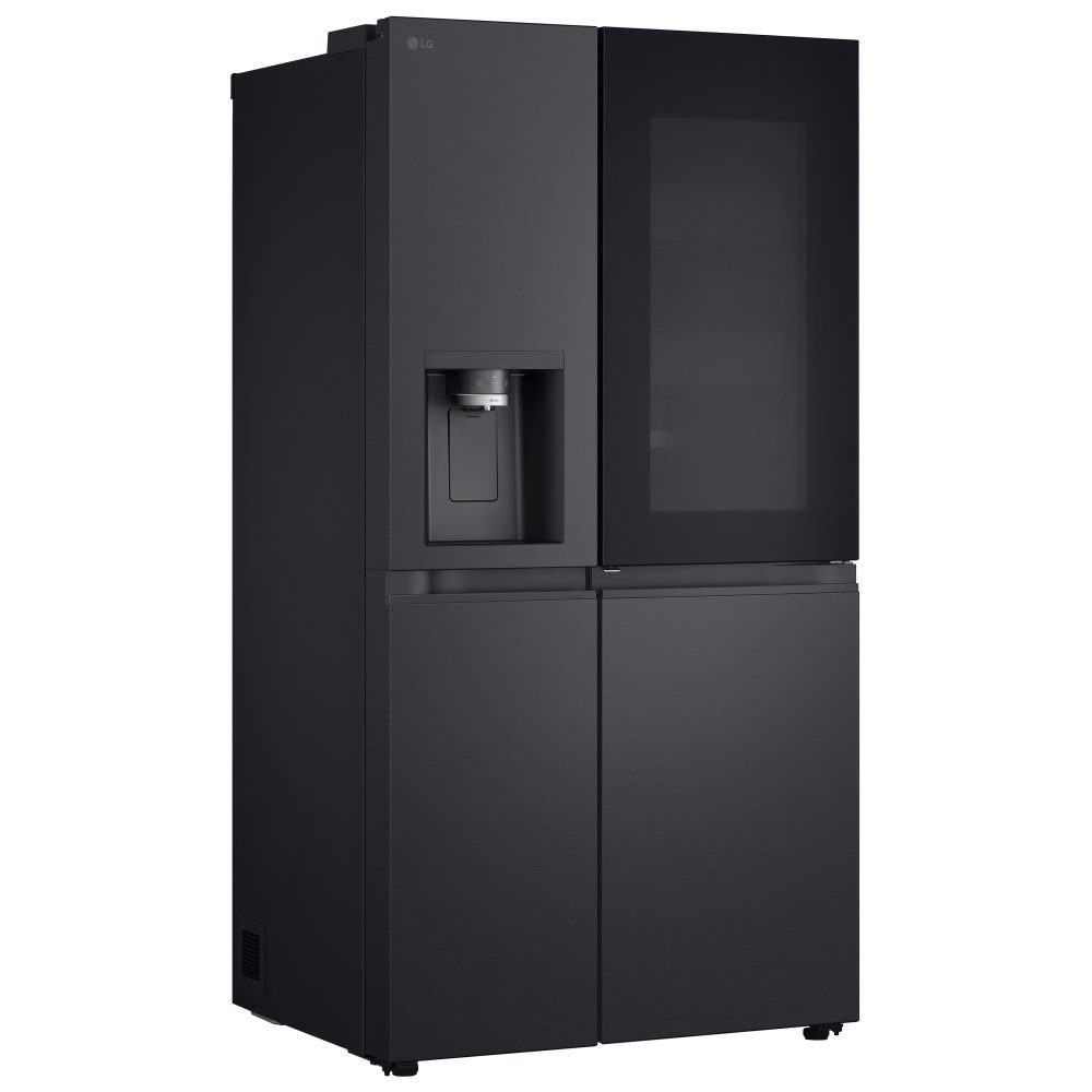 LG Door In Door Instaview American Fridge Freezer With Ice & Water GSXE90EVAD - Black Steel LG Door In Door Instaview American Fridge Freezer With Ice & Water GSXE90EVAD - Black Steel