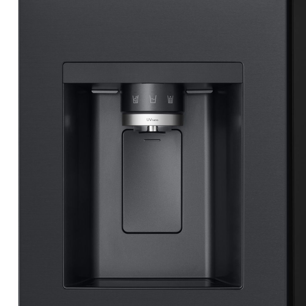 LG Door In Door Instaview American Fridge Freezer With Ice & Water GSXE90EVAD - Black Steel LG Door In Door Instaview American Fridge Freezer With Ice & Water GSXE90EVAD - Black Steel