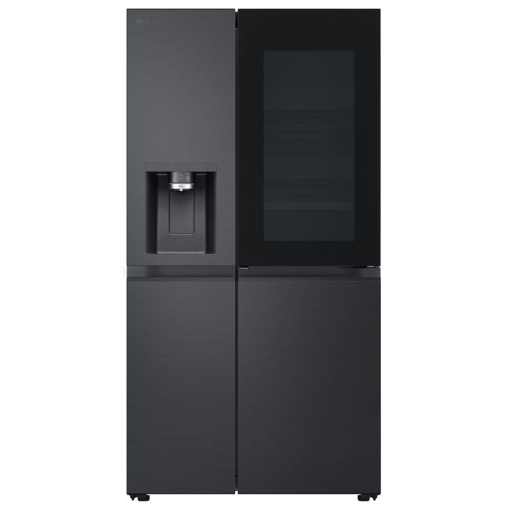 LG Door In Door Instaview American Fridge Freezer With Ice & Water GSXE90EVAD - Black Steel LG Door In Door Instaview American Fridge Freezer With Ice & Water GSXE90EVAD - Black Steel