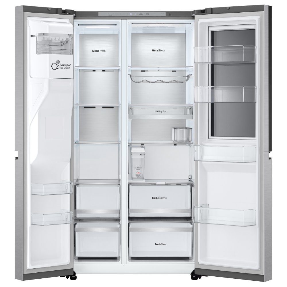 LG Door In Door Instaview American Fridge Freezer With Ice & Water Non Plumbed GSXE91BSAD - Stainless Steel LG Door In Door Instaview American Fridge Freezer With Ice & Water Non Plumbed GSXE91BSAD - Stainless Steel