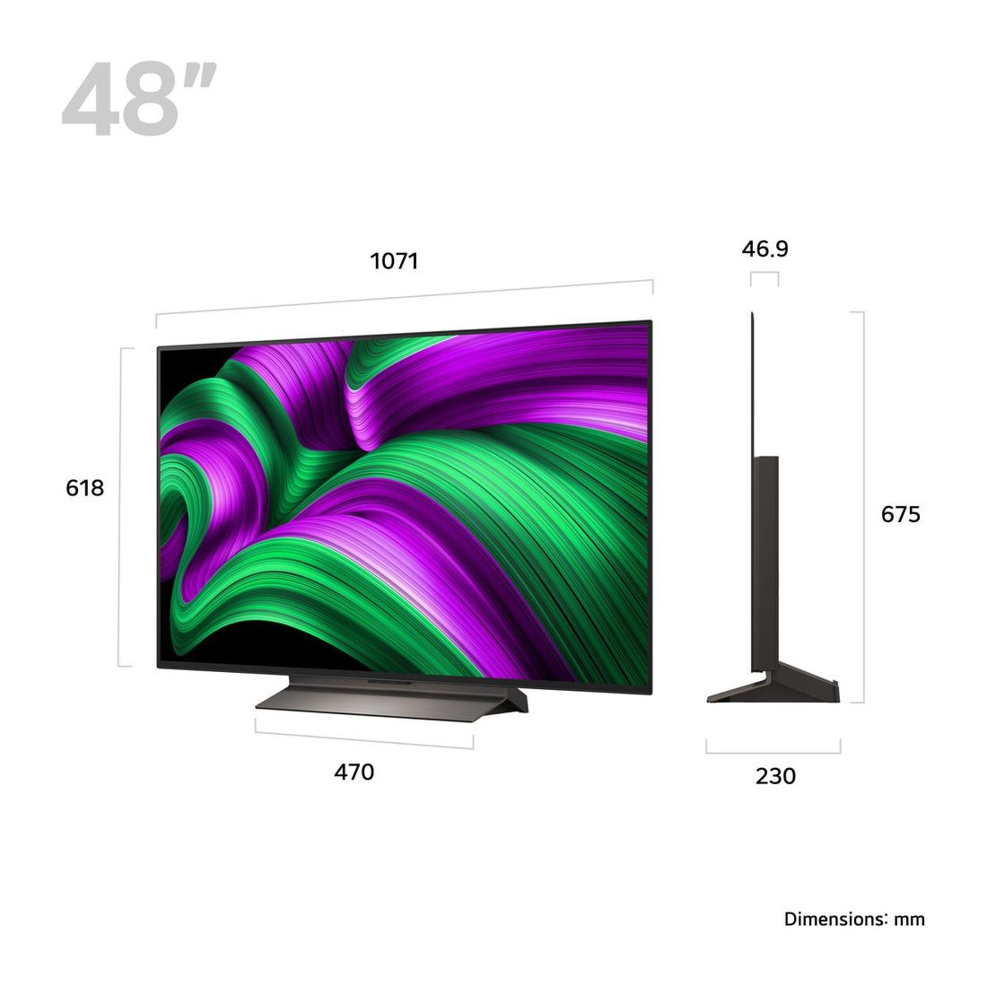 LG 2025 48" Evo AI C5 OLED 4K Smart TV OLED48C56LB - Black LG 2025 48" Evo AI C5 OLED 4K Smart TV OLED48C56LB - Black