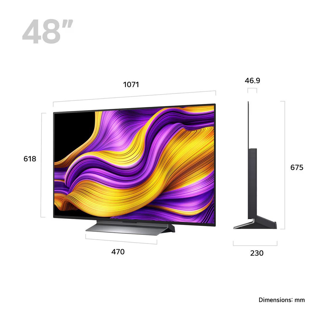 LG 2025 48" Evo AI G5 OLED 4K Smart TV OLED48G56LS - Silver LG 2025 48" Evo AI G5 OLED 4K Smart TV OLED48G56LS - Silver