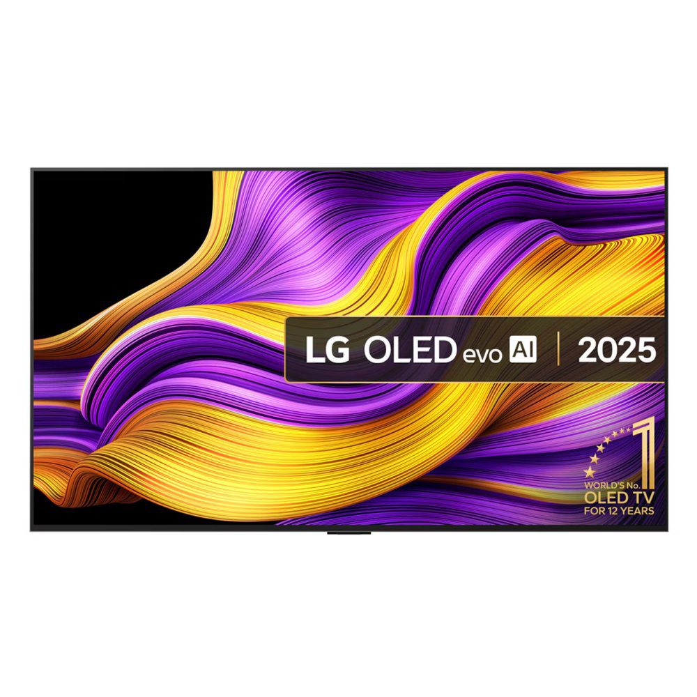 LG  2025 55" Evo AI G5 OLED 4K Smart TV OLED55G54LW - Silver
