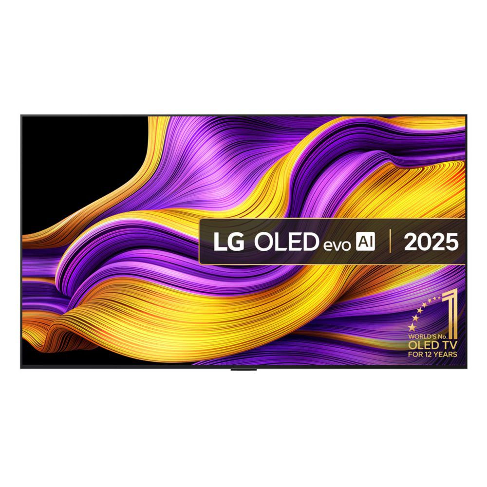 LG  2025 65" Evo AI G5 OLED 4K Smart TV OLED65G54LW - Silver