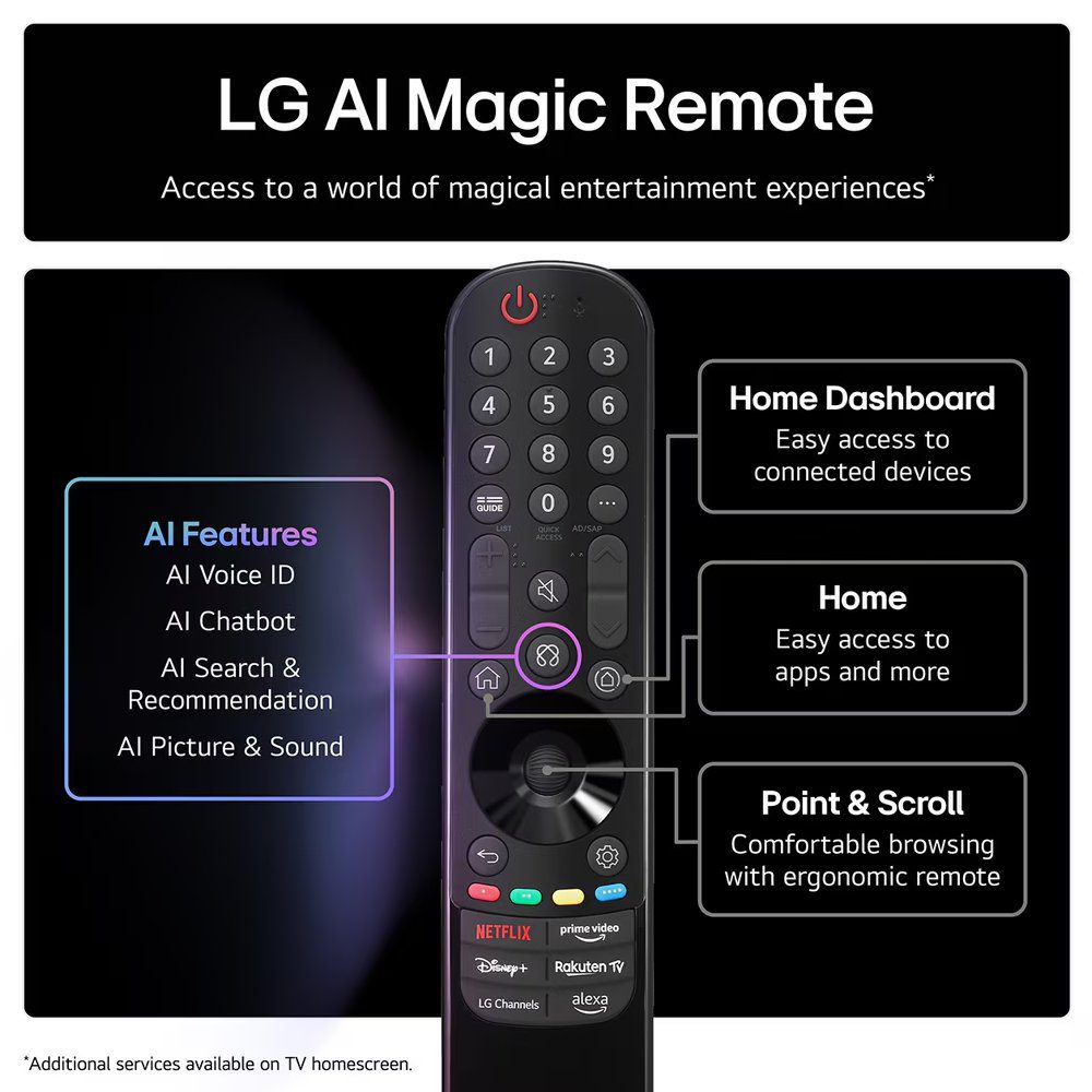 LG 2025 55" Evo AI C5 OLED 4K Smart TV OLED55C56LB - Black LG 2025 55" Evo AI C5 OLED 4K Smart TV OLED55C56LB - Black