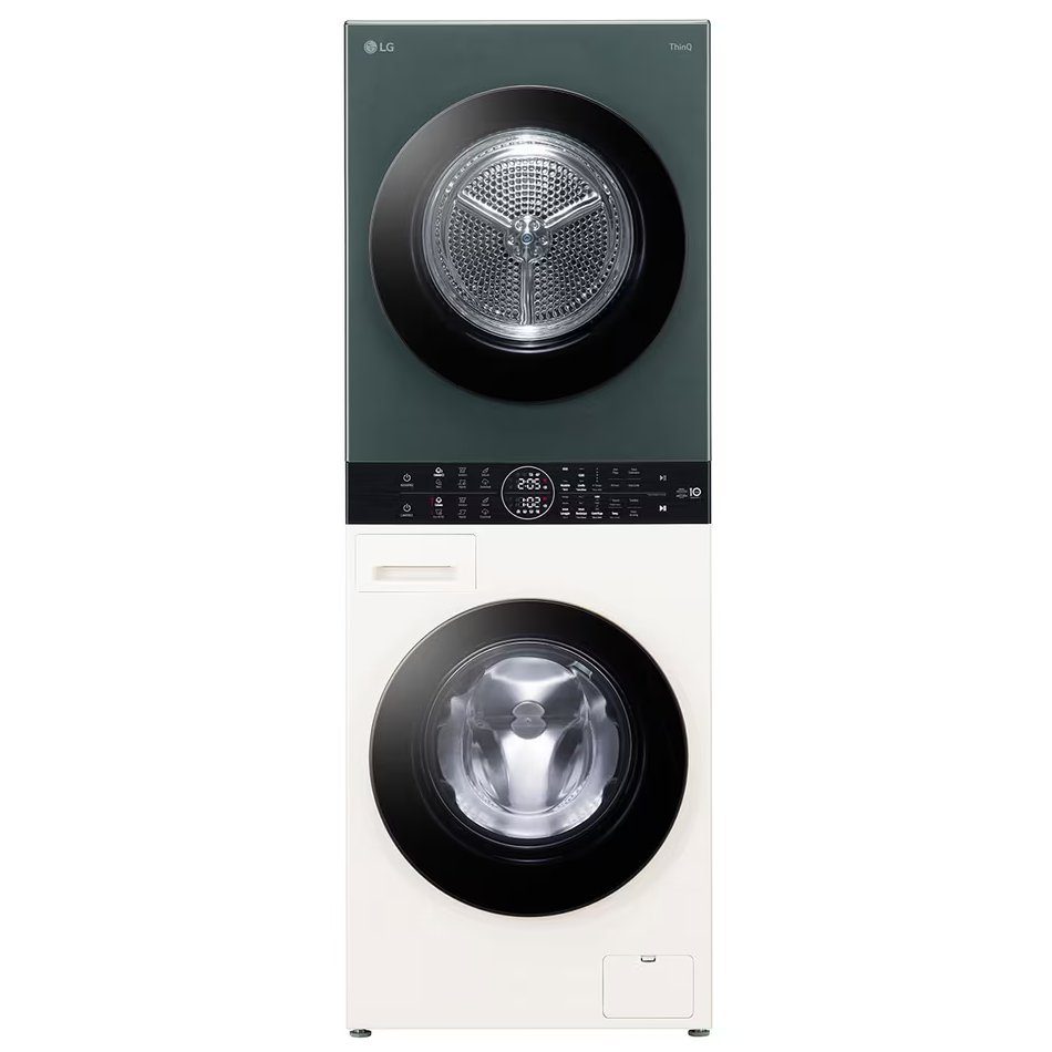 LG 12kg/10kg WashTower TurboWash Washer Dryer WT1210NBTN1 - Green & Beige LG 12kg/10kg WashTower TurboWash Washer Dryer WT1210NBTN1 - Green & Beige