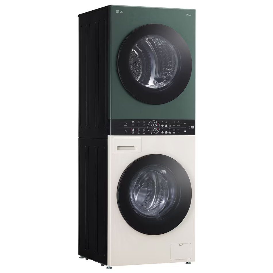 LG 12kg/10kg WashTower TurboWash Washer Dryer WT1210NBTN1 - Green & Beige LG 12kg/10kg WashTower TurboWash Washer Dryer WT1210NBTN1 - Green & Beige