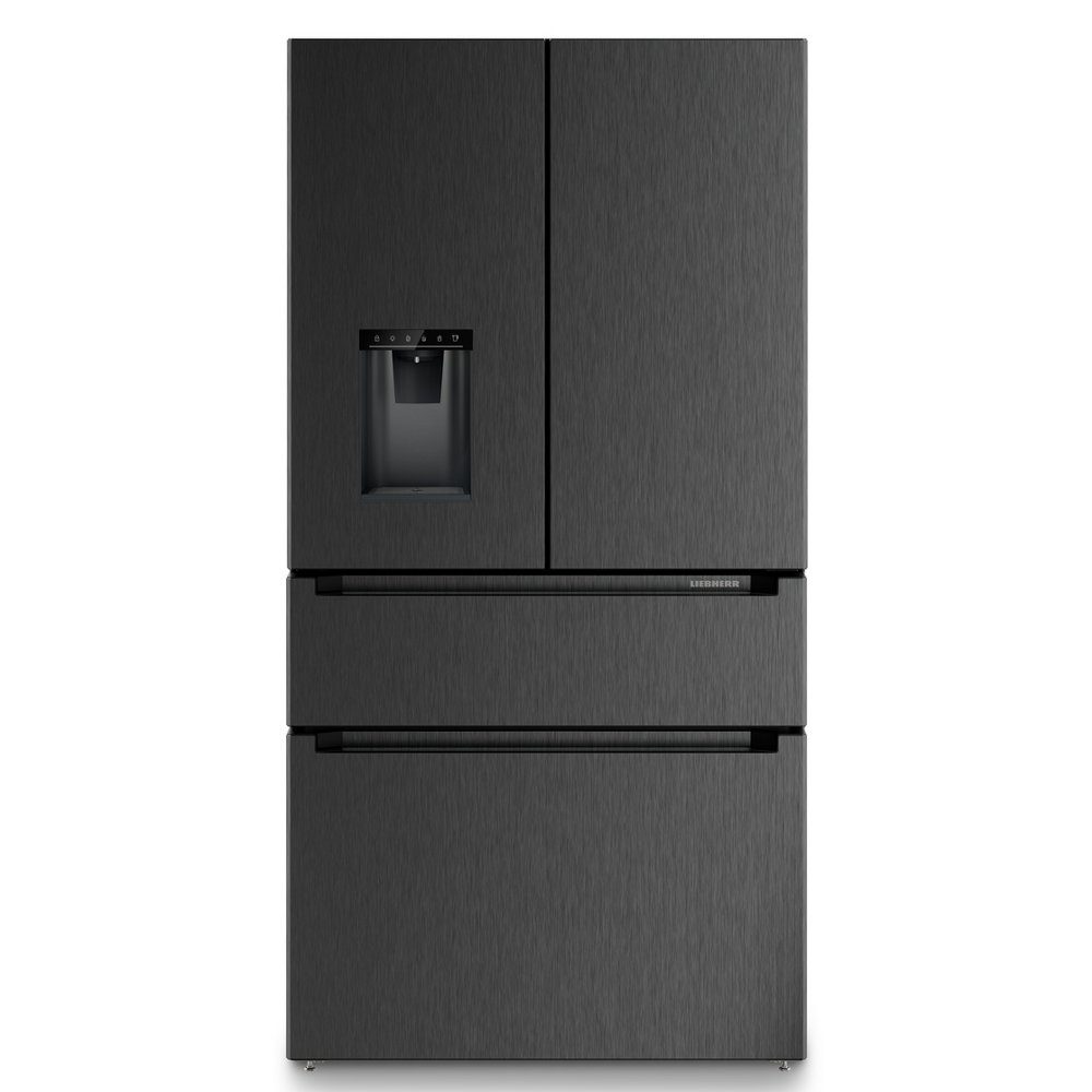 Liebherr Prime French Style BioFresh Fridge Freezer Ice & Water MBBSDI9528 - BLACK STEEL Liebherr Prime French Style BioFresh Fridge Freezer Ice & Water MBBSDI9528 - BLACK STEEL