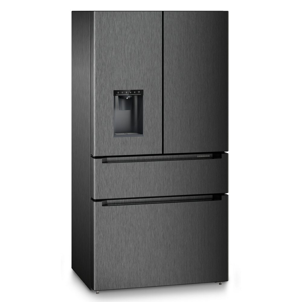Liebherr Prime French Style BioFresh Fridge Freezer Ice & Water MBBSDI9528 - BLACK STEEL Liebherr Prime French Style BioFresh Fridge Freezer Ice & Water MBBSDI9528 - BLACK STEEL