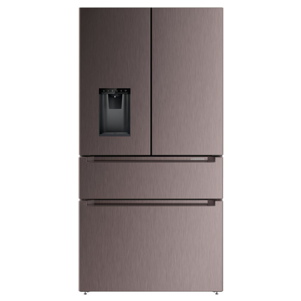 Liebherr Plus French Style BioFresh Fridge Freezer Ice & Water MBTSDI9528 - TERRA STEEL Liebherr Plus French Style BioFresh Fridge Freezer Ice & Water MBTSDI9528 - TERRA STEEL
