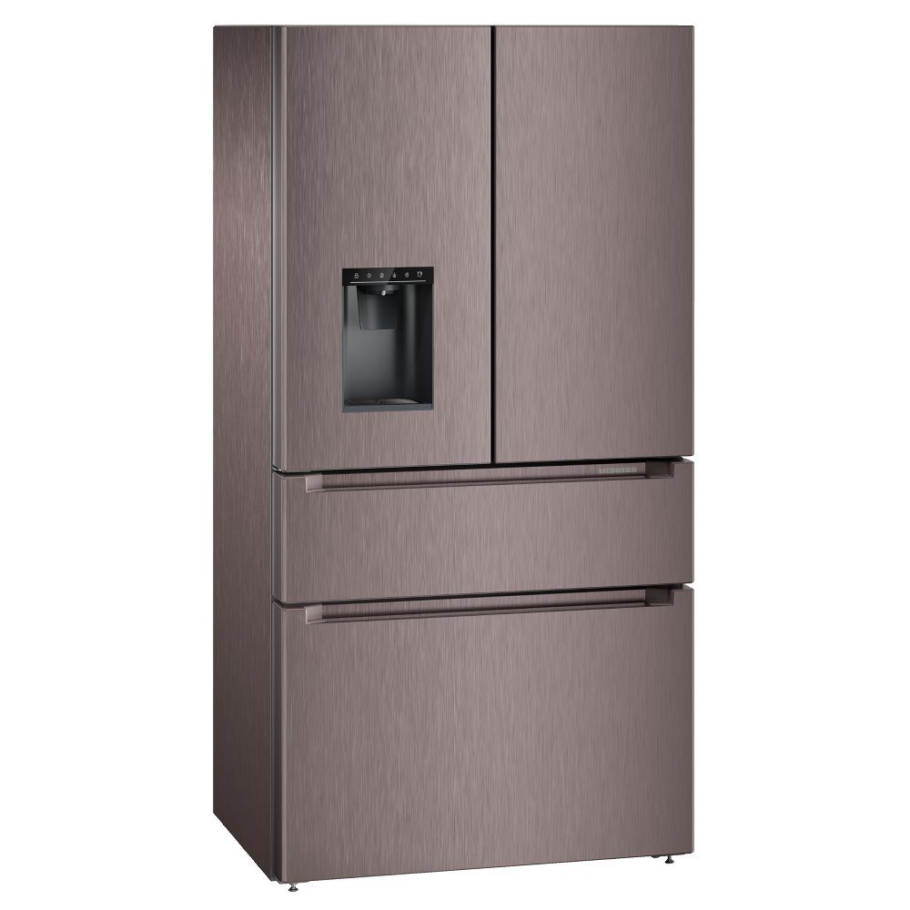 Liebherr Plus French Style BioFresh Fridge Freezer Ice & Water MBTSDI9528 - TERRA STEEL Liebherr Plus French Style BioFresh Fridge Freezer Ice & Water MBTSDI9528 - TERRA STEEL