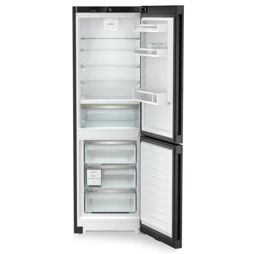 Liebherr 60cm Plus Biofresh Frost Free Fridge Freezer CBNBDA5223 - Black Steel Liebherr 60cm Plus Biofresh Frost Free Fridge Freezer CBNBDA5223 - Black Steel