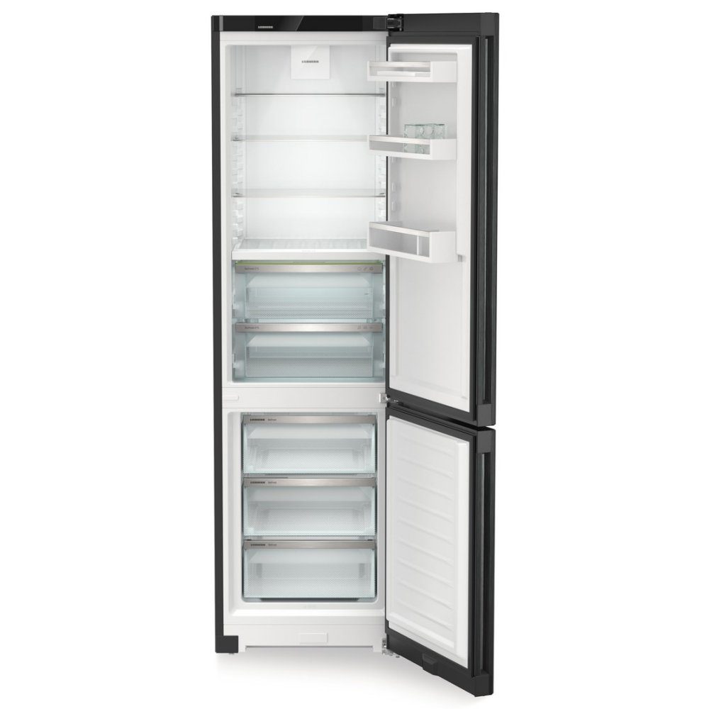 Liebherr 60cm Plus Biofresh Frost Free Fridge Freezer CBNBDC573I - Black Steel Liebherr 60cm Plus Biofresh Frost Free Fridge Freezer CBNBDC573I - Black Steel