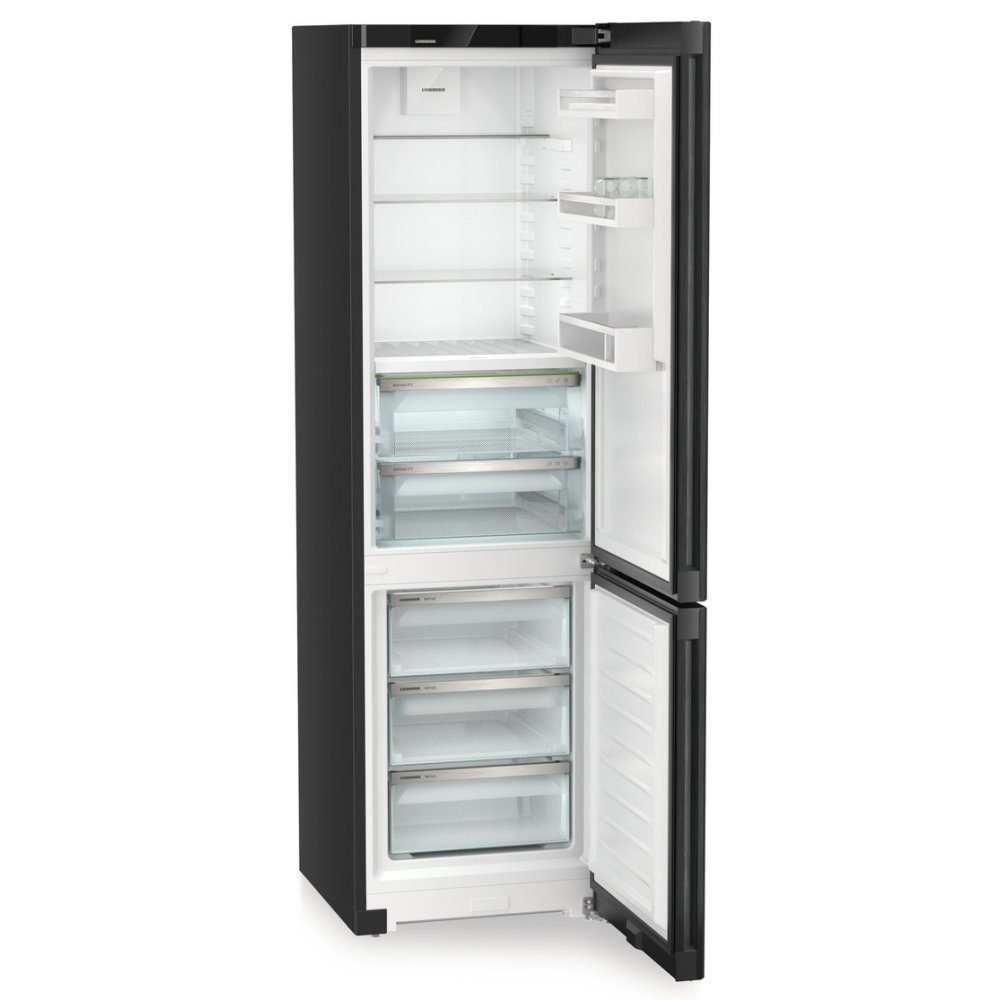 Liebherr 60cm Plus Biofresh Frost Free Fridge Freezer CBNBDC573I - Black Steel Liebherr 60cm Plus Biofresh Frost Free Fridge Freezer CBNBDC573I - Black Steel