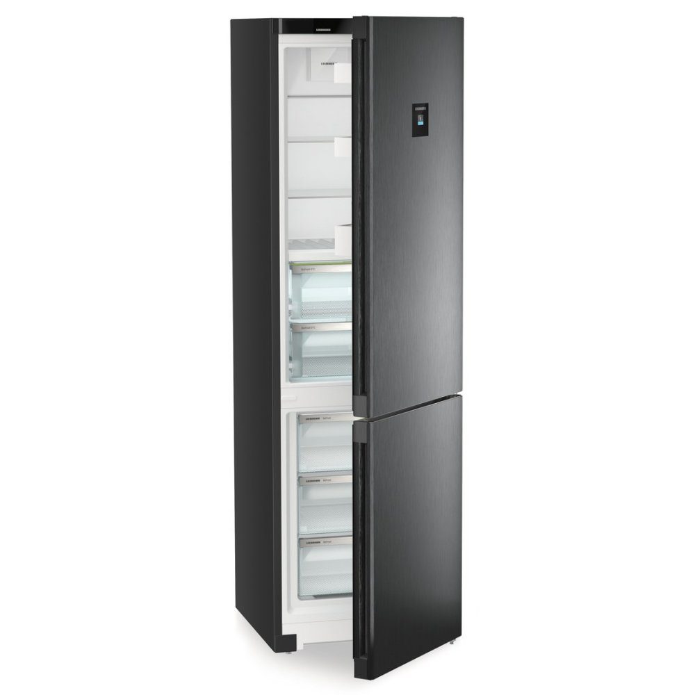 Liebherr 60cm Plus Biofresh Frost Free Fridge Freezer CBNBDC573I - Black Steel Liebherr 60cm Plus Biofresh Frost Free Fridge Freezer CBNBDC573I - Black Steel