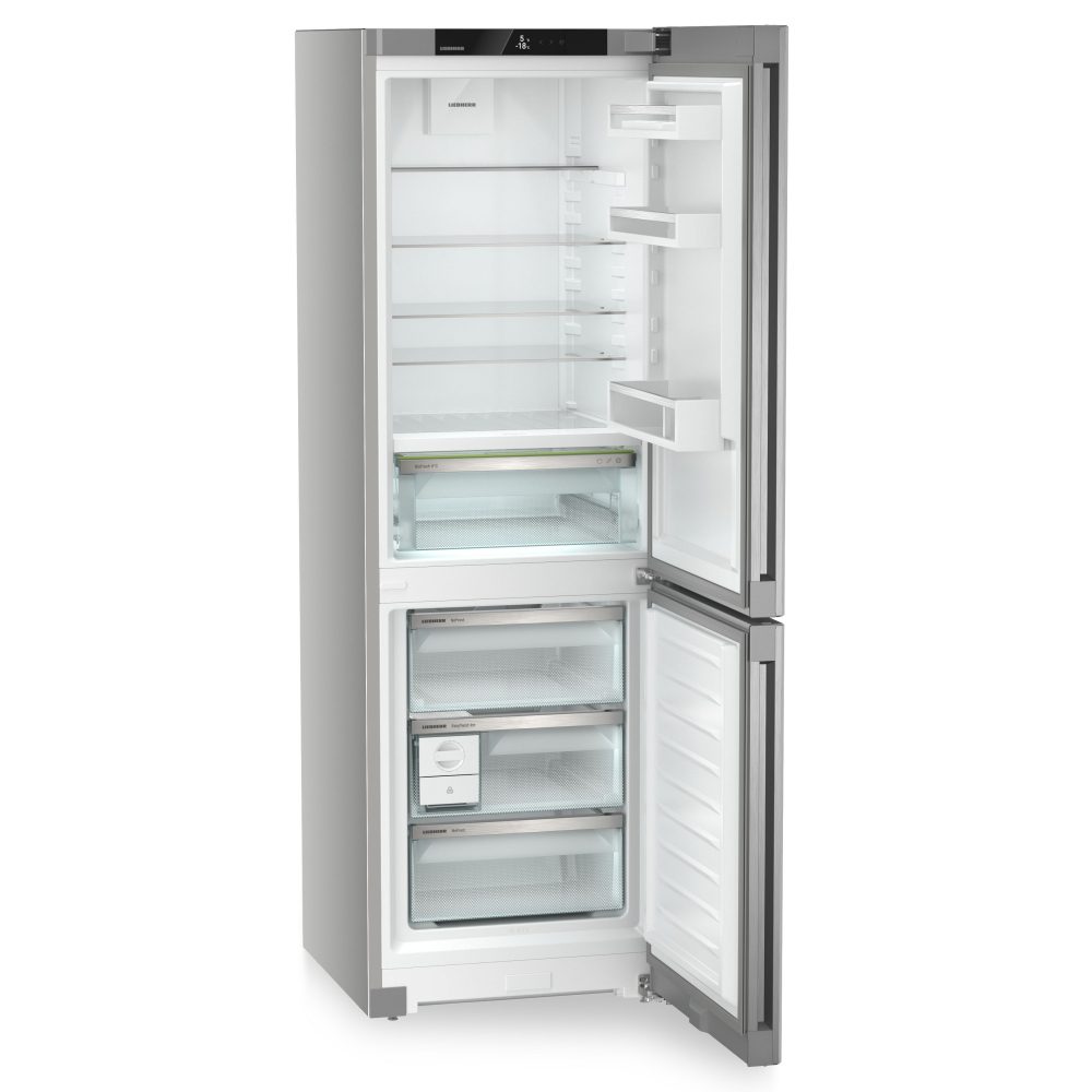 Liebherr 60cm Plus Biofresh Frost Free Fridge Freezer CBNSFC5223 - Silver Liebherr 60cm Plus Biofresh Frost Free Fridge Freezer CBNSFC5223 - Silver