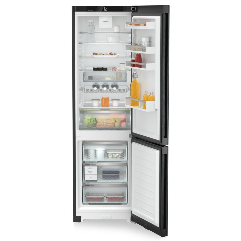 Liebherr 60cm Plus Frost Free Fridge Freezer CNBDA5723 - BLACK STEEL Liebherr 60cm Plus Frost Free Fridge Freezer CNBDA5723 - BLACK STEEL