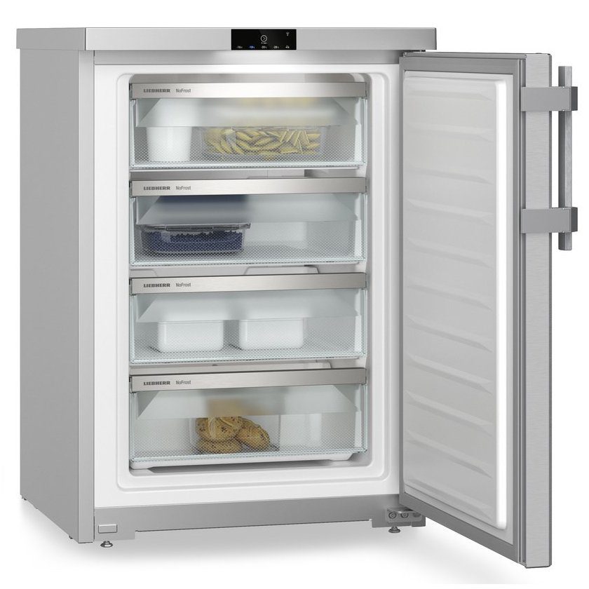 Liebherr 60cm Plus Freestanding Undercounter Frost Free Freezer FNSDDI1624 - Stainless Steel Liebherr 60cm Plus Freestanding Undercounter Frost Free Freezer FNSDDI1624 - Stainless Steel