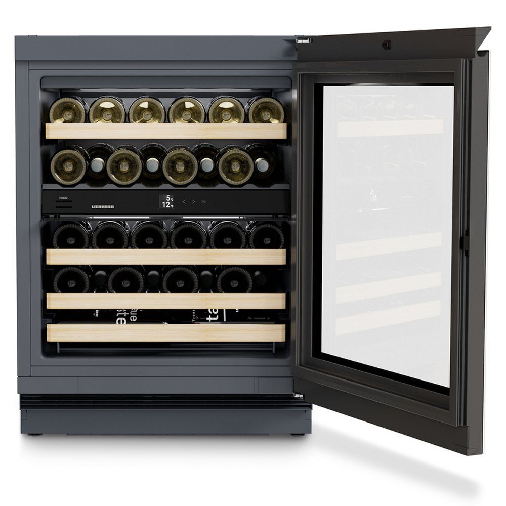 Liebherr 60cm Built Under Dual Zone Wine Cooler UWGB3632 - Black Liebherr 60cm Built Under Dual Zone Wine Cooler UWGB3632 - Black