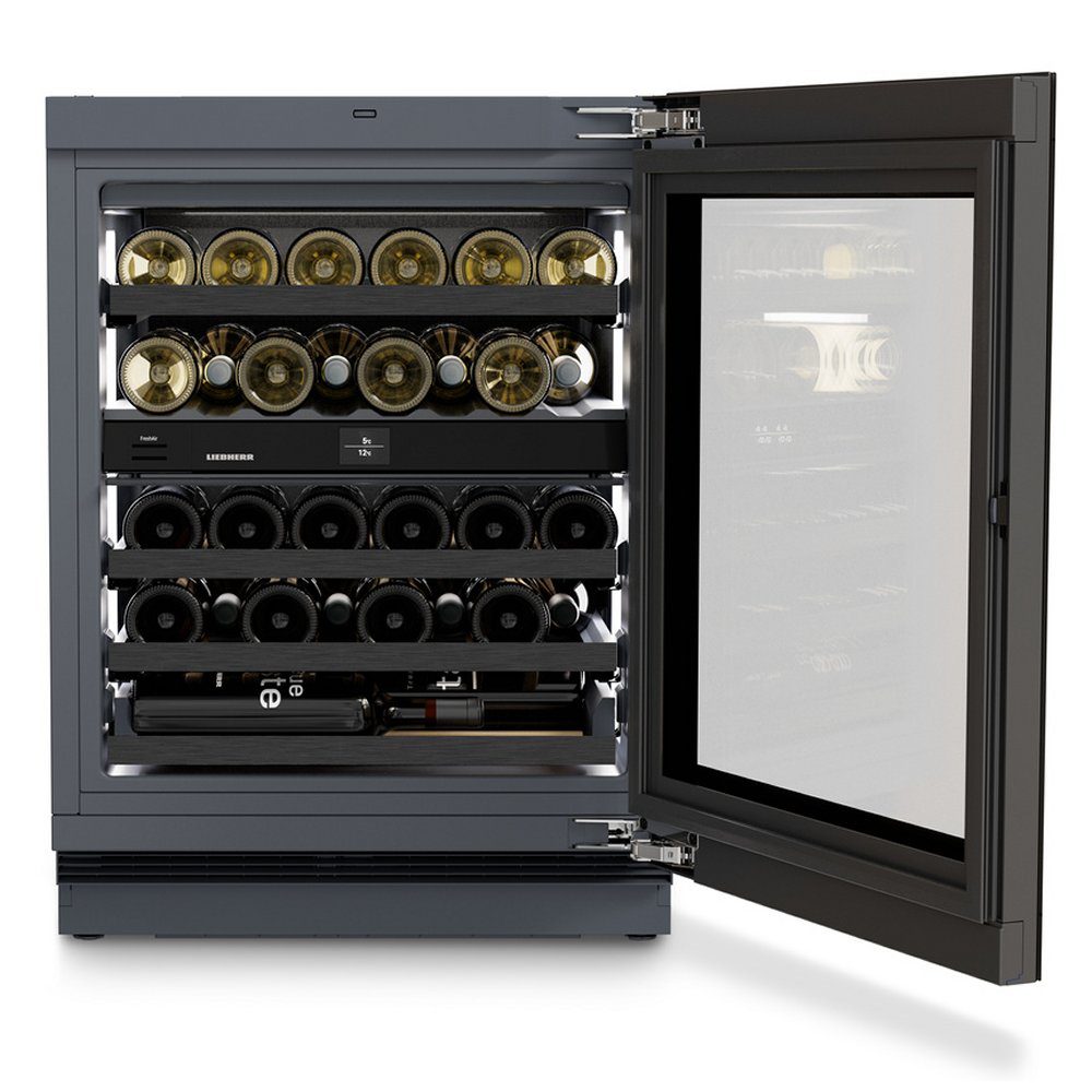 Liebherr 60cm Built Under Dual Zone Wine Cooler UWGBI3682 - BLACK Liebherr 60cm Built Under Dual Zone Wine Cooler UWGBI3682 - BLACK