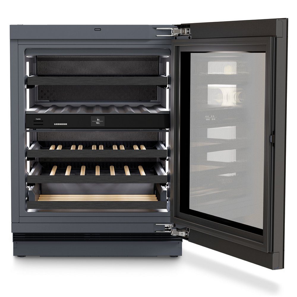Liebherr 60cm Built Under Dual Zone Wine Cooler UWGBI3682 - BLACK Liebherr 60cm Built Under Dual Zone Wine Cooler UWGBI3682 - BLACK