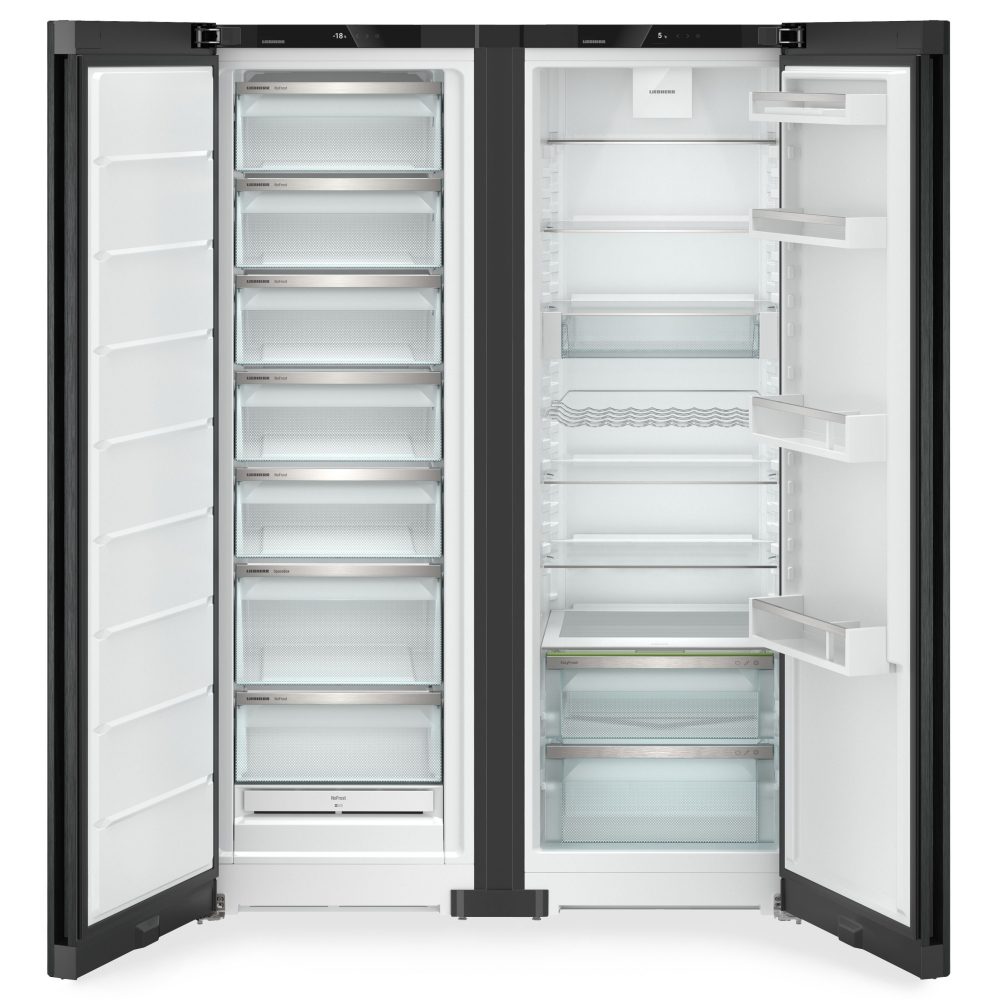 Liebherr 123cm Plus Side By Side Fridge Freezer XRFBD5220 - Black Steel Liebherr 123cm Plus Side By Side Fridge Freezer XRFBD5220 - Black Steel