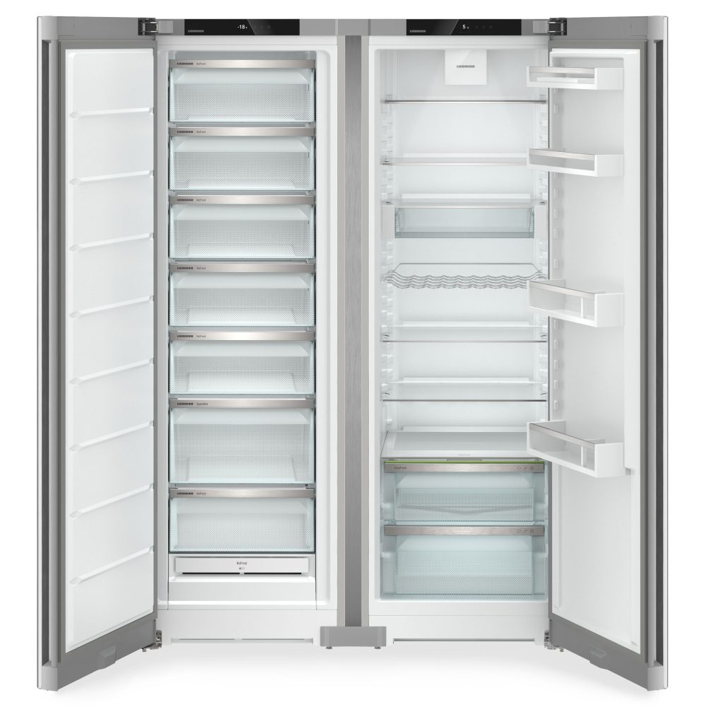 Liebherr 123cm Plus Side By Side Fridge Freezer XRFSF5220 - Silver Liebherr 123cm Plus Side By Side Fridge Freezer XRFSF5220 - Silver