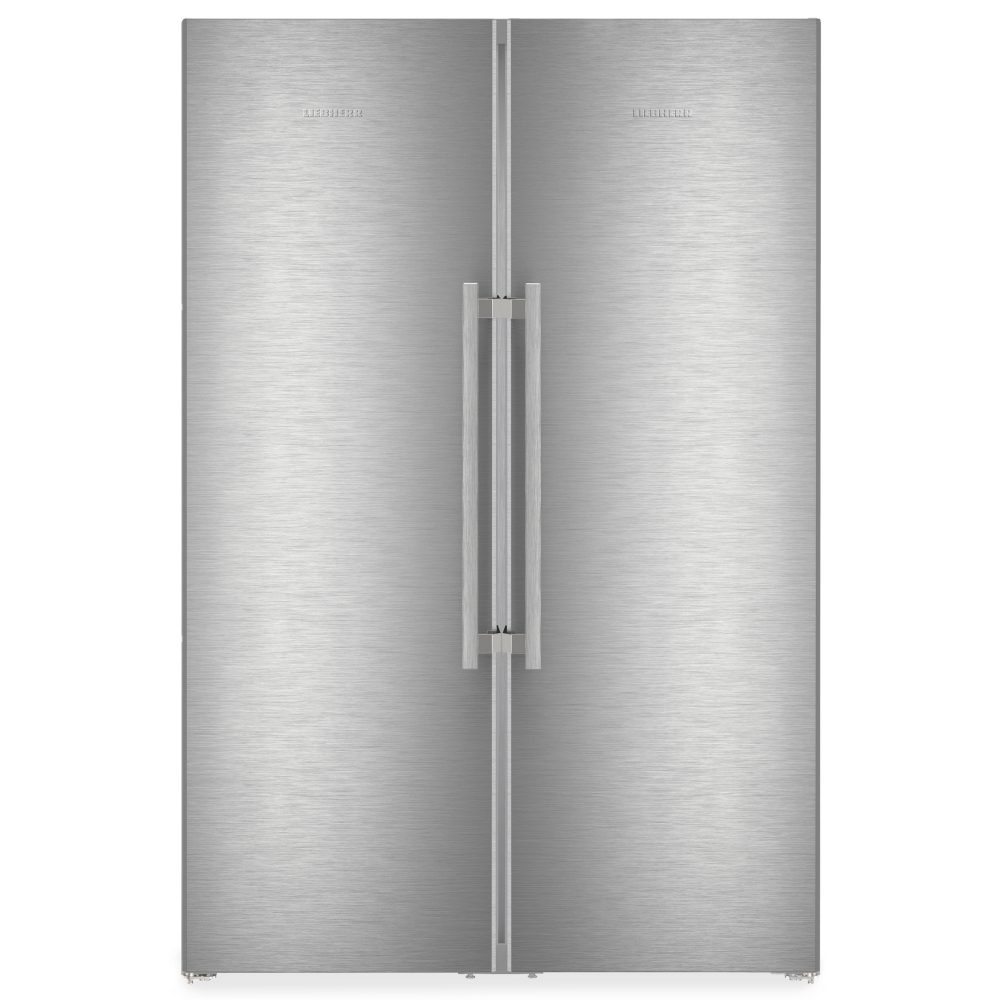 Liebherr 121cm Peak Biofresh Side By Side Fridge Freezer With Icemaker & Water Dispenser XRFST5295 - Stainless Steel Liebherr 121cm Peak Biofresh Side By Side Fridge Freezer With Icemaker & Water Dispenser XRFST5295 - Stainless Steel