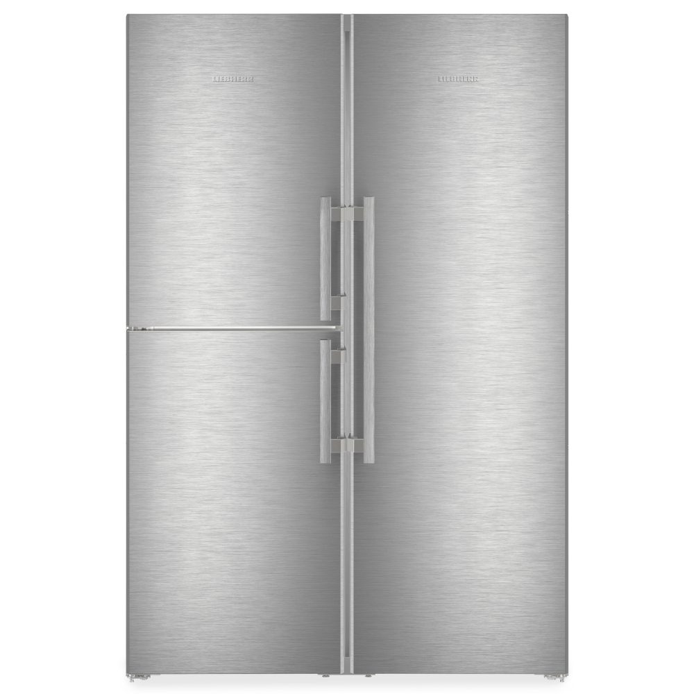 Liebherr 121cm Prime Biofresh 3 Door Side By Side Fridge Freezer With Icemaker XRCSD5255 - Stainless Steel