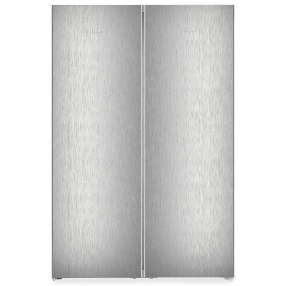 Liebherr 123cm Plus Side By Side Fridge Freezer With Ice Dispenser XRFSF5240 - Silver