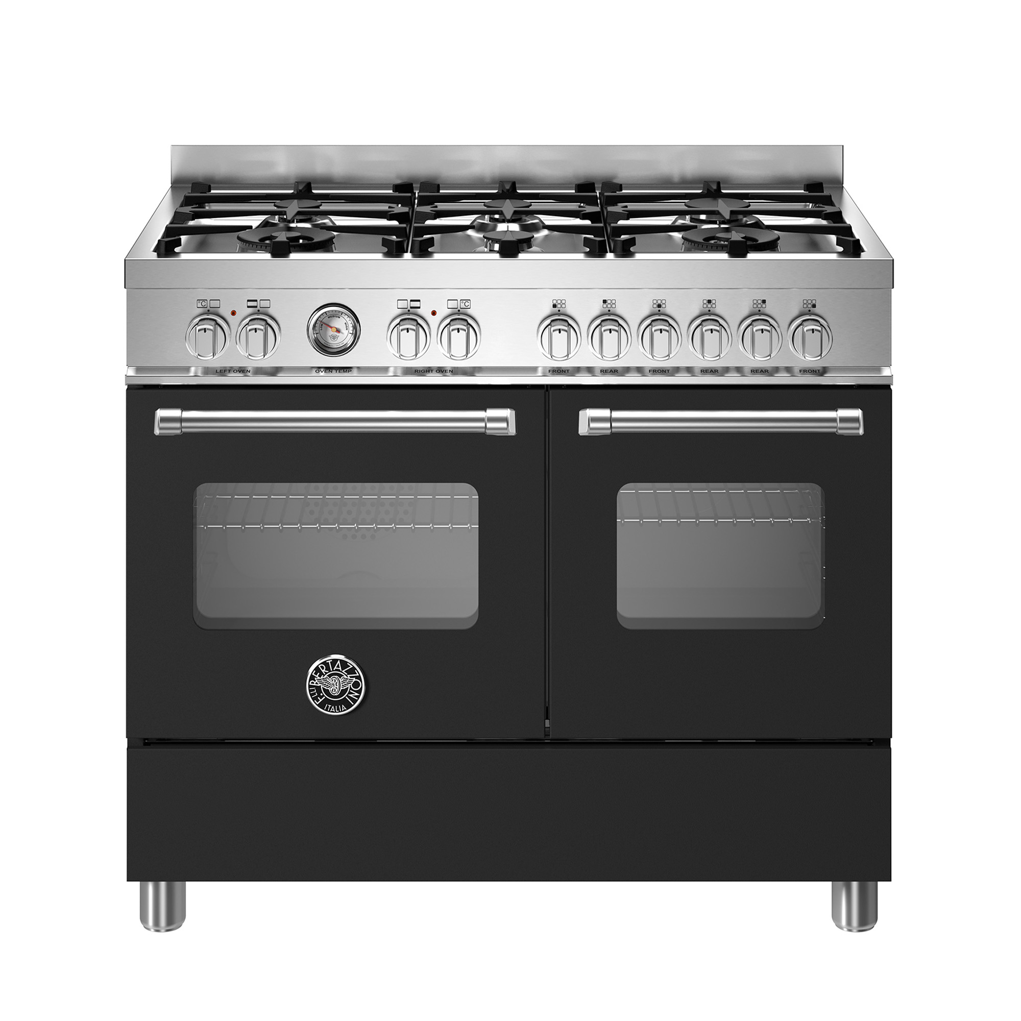 Bertazzoni  100cm Master Series Dual Fuel Range Cooker MAS106L2ENEC - Black