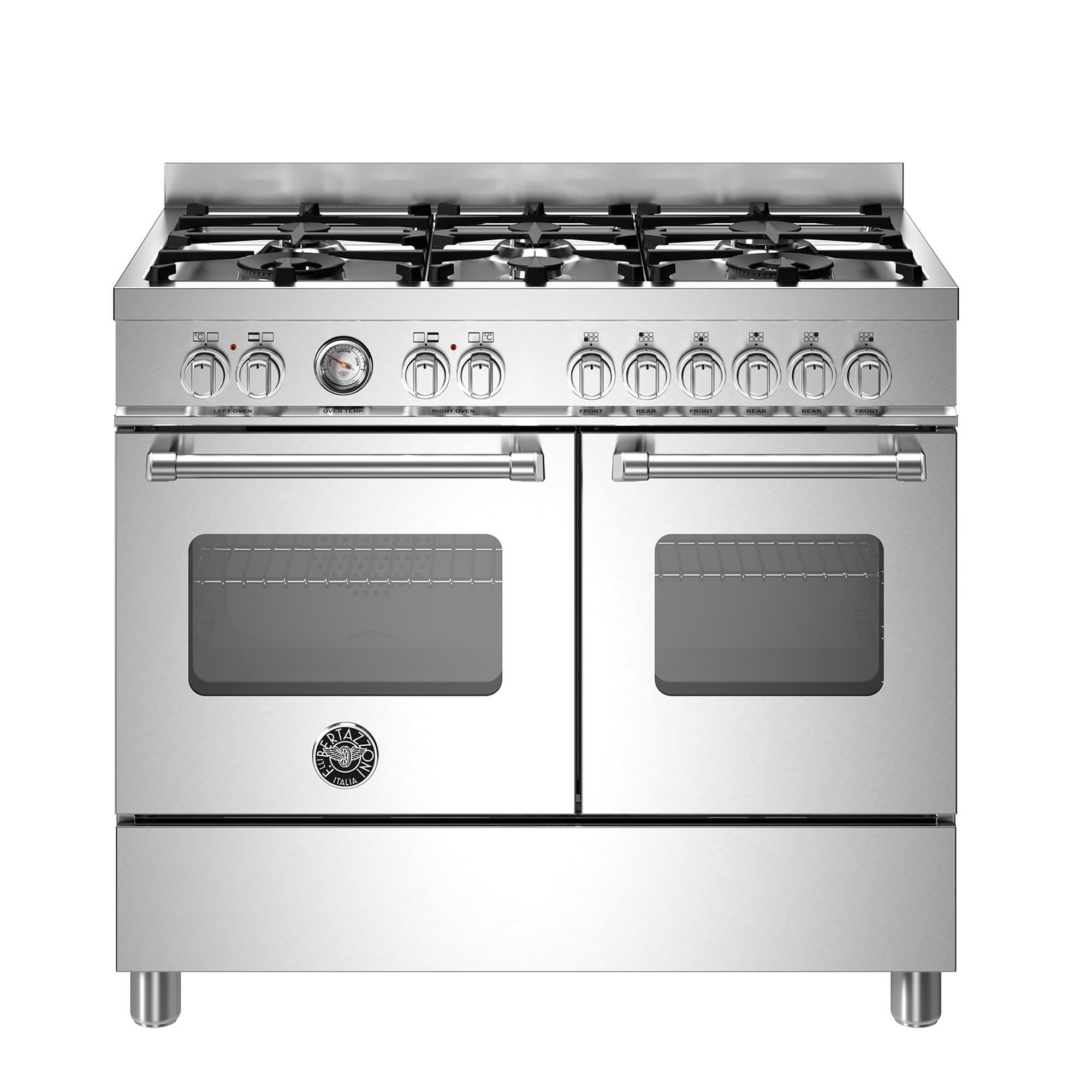 Bertazzoni  100cm Master Series Dual Fuel Range Cooker MAS106L2EXC - Stainless Steel