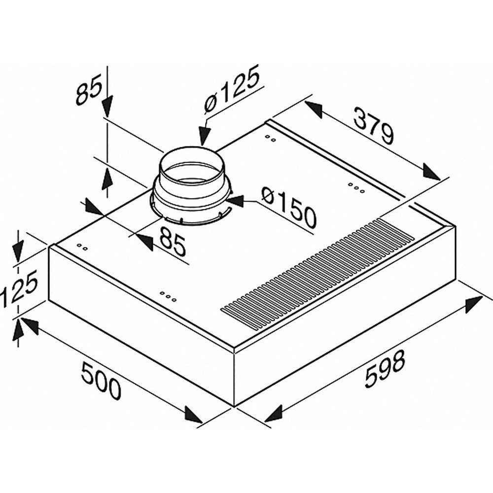 Miele 60cm Conventional Cooker Hood DA1260 - Stainless Steel Miele 60cm Conventional Cooker Hood DA1260 - Stainless Steel