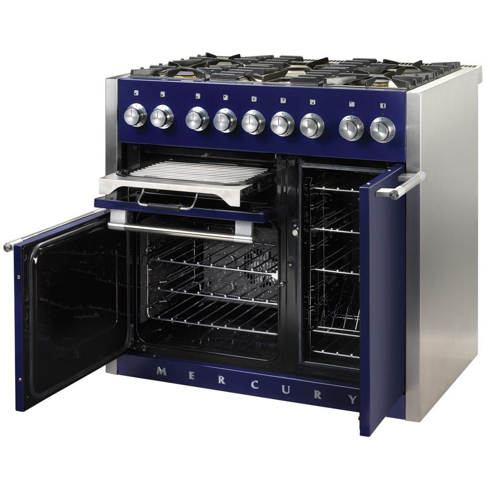 Mercury 100cm Dual Fuel Range Cooker MCY1000DFIN/ - Indigo Mercury 100cm Dual Fuel Range Cooker MCY1000DFIN/ - Indigo