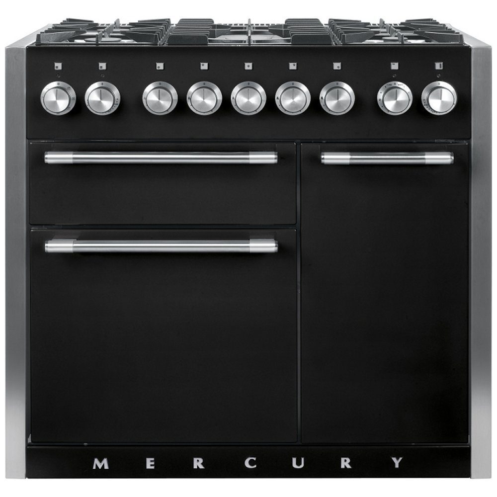 Mercury  100cm Dual Fuel Range Cooker MCY1000DFAB/ - Black