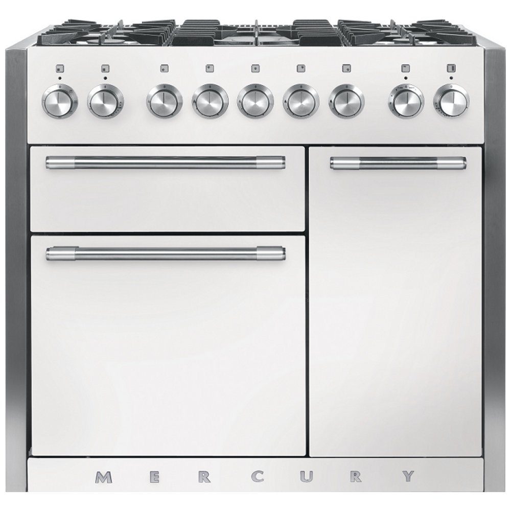Mercury  100cm Dual Fuel Range Cooker MCY1000DFSD/ - Snowdrop