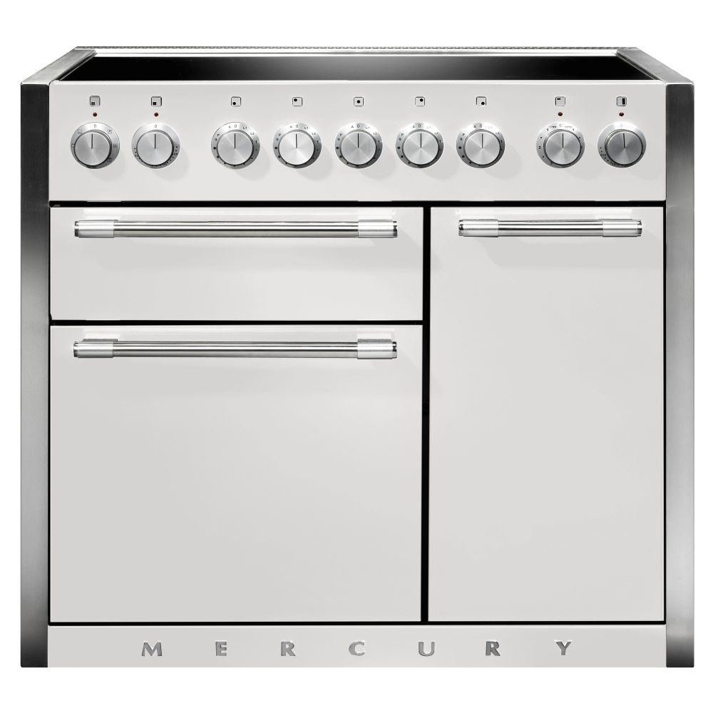Mercury  100cm Induction Range Cooker MCY1000EISD/ - Snowdrop
