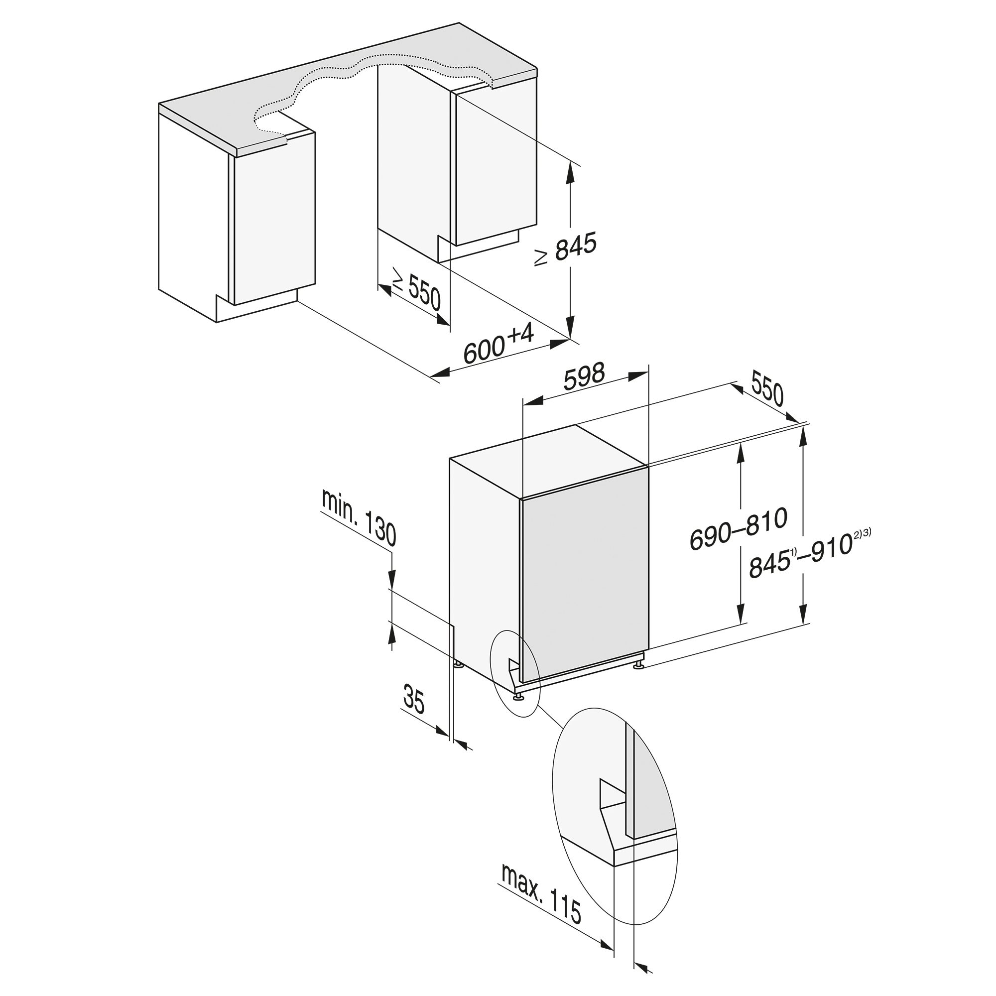Miele 60cm Fully Integrated Taller Height Autodos PowerDisk Dishwasher G7085 SCVI XXL Miele 60cm Fully Integrated Taller Height Autodos PowerDisk Dishwasher G7085 SCVI XXL