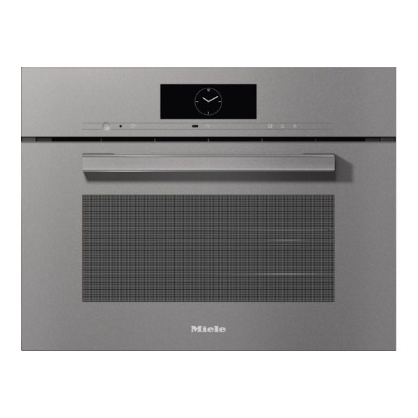 Miele  VitroLine M-Touch Plumbed In Compact Steam Combination Oven DGC7845HCPROGRGR - Graphite