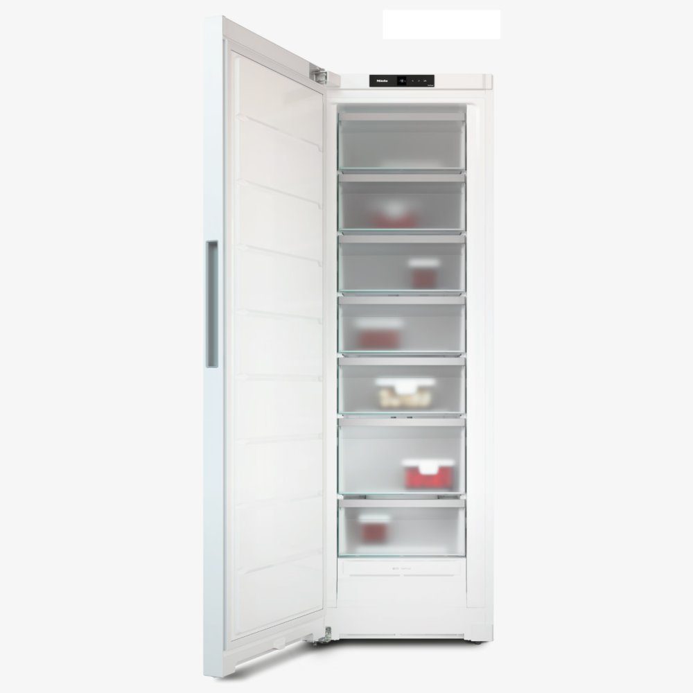 Miele 60cm Freestanding Frost Free Freezer FNS4382DWH - White Miele 60cm Freestanding Frost Free Freezer FNS4382DWH - White