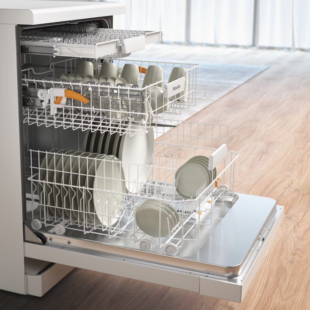 Miele 60cm Freestanding Dishwasher G5611SC - White Miele 60cm Freestanding Dishwasher G5611SC - White